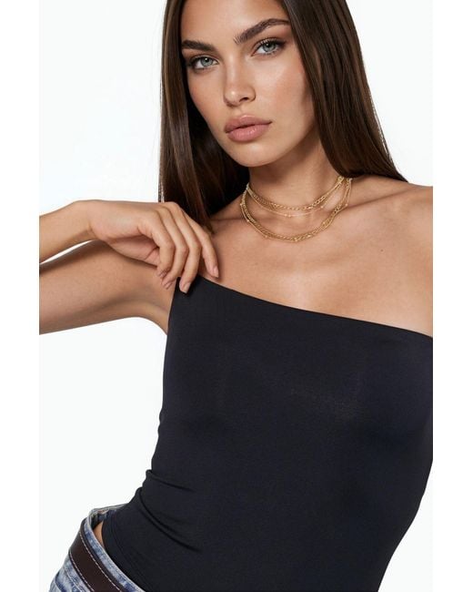 Busem Blue Bandeau Crop Top