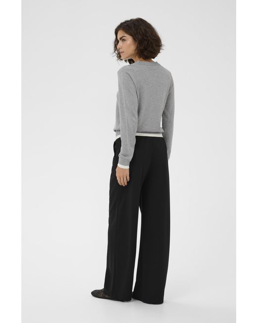 Kaffe Pullover Kalizza Pullover Regular Fit in het Gray