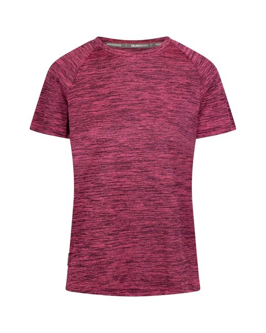Trespass Pink Ladies Selinne Duo Skin Active Top (Cassis Marl)