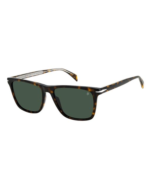 David Beckham Green Sunglasses 55/17/145 Mm Acetate for men