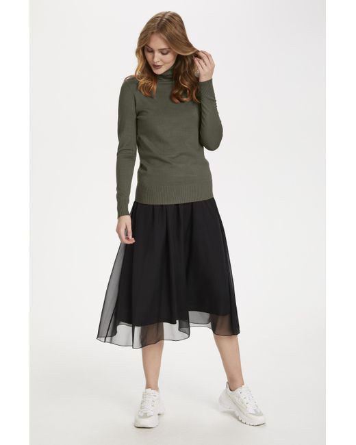 Saint Tropez Coltrui Classic Fit Khaki in het White