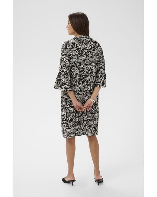 Kaffe Jurk Kaellen Jurk A-Shape in het Multicolor