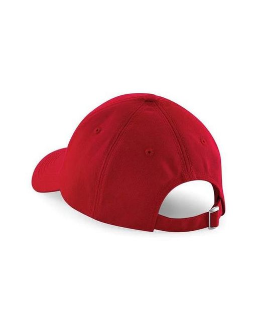 BEECHFIELD® Red Authentic 6 Panel Baseball Kappe