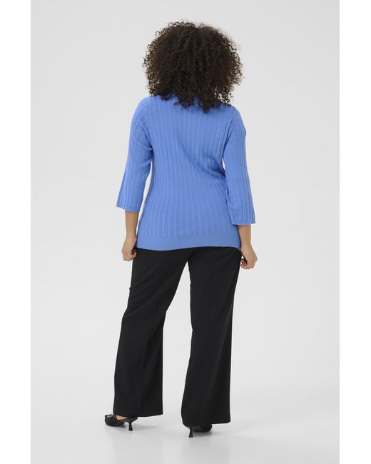 Kaffe Pullover Regular Fit Dark in het Blue