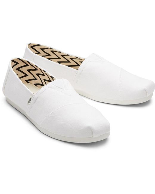 TOMS White Alpargata Espadrilles Cotton for men
