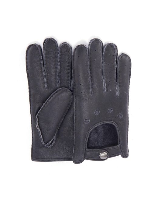 Australia Luxe Blue Motorradhandschuhe Aus Leder, Graphit