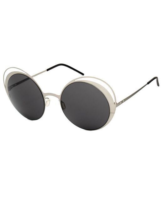 Italia Independent Black Sunglasses 53/21/140 Mm Metal
