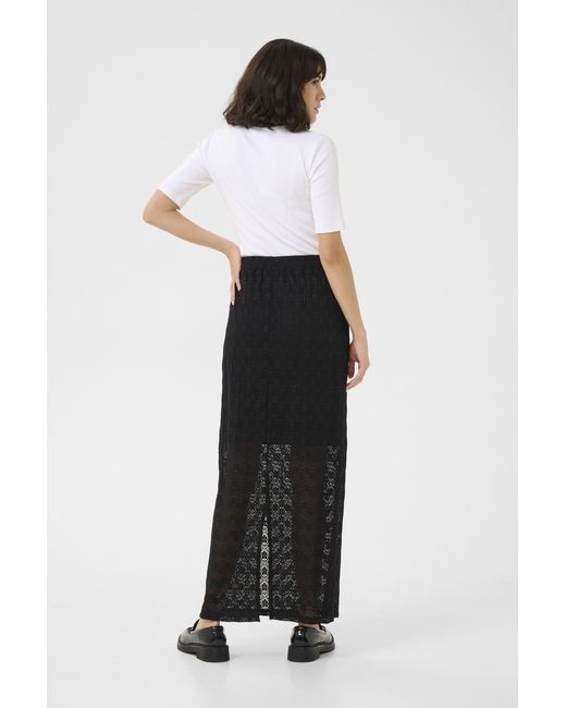 Kaffe Rok Regular Fit in het White