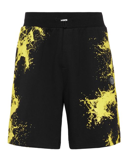 Philipp Plein Shorts Splash in het Black voor heren