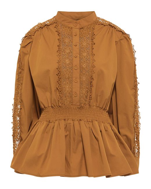faina Blouse Tuxe in het Brown