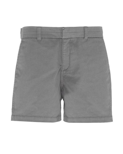 Asquith & Fox Gray Ladies Classic Fit Shorts (Slate)