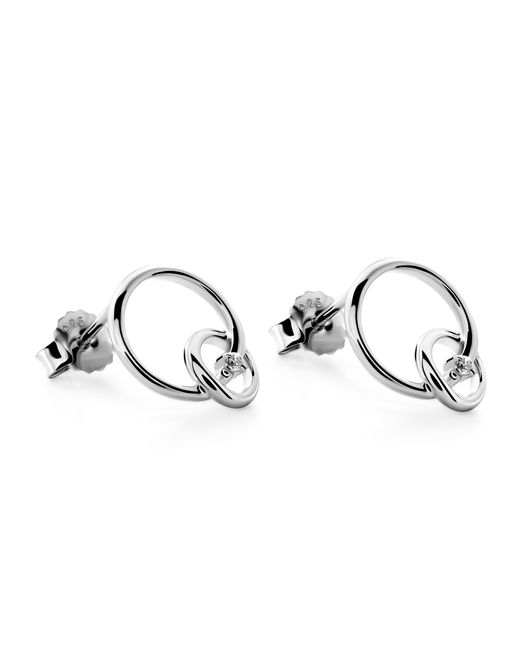 Orphelia 'antoine' Dames 925 Sterling Zilveren Oorbellen in het Metallic