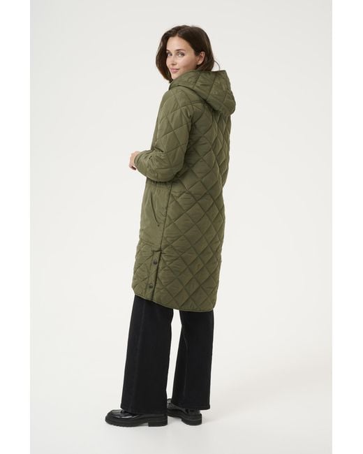 Kaffe Jas Regular Fit Grape Leaf in het Green