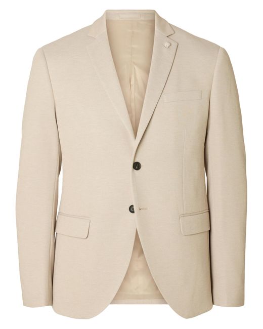SELECTED Blazer in het Natural voor heren