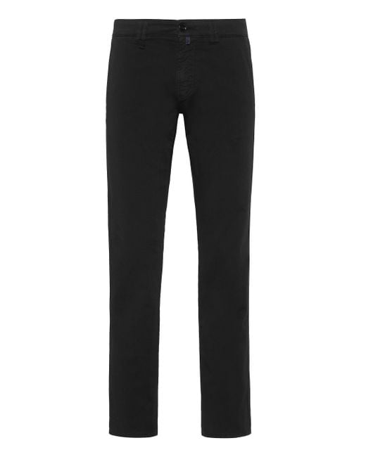 Billionaire Broek Pasvorm Chinos in het Black voor heren