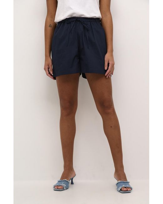 Kaffe Short Regular Fit Marine in het Blue