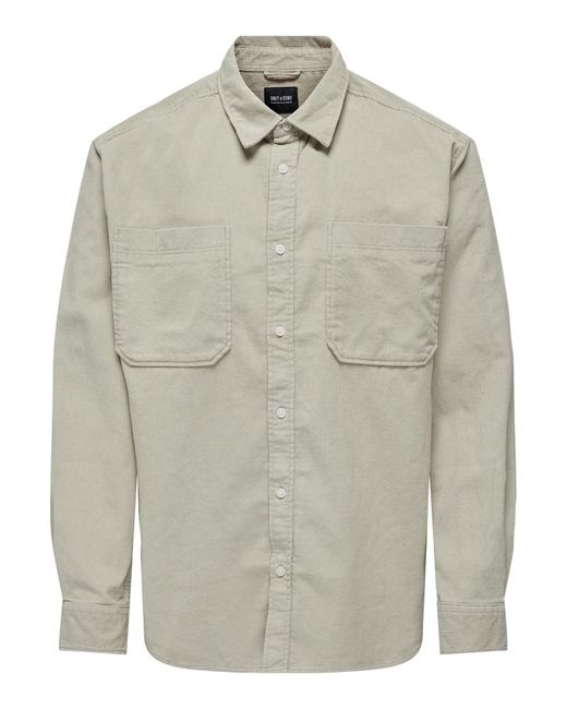 Only & Sons Nur & Söhne Hemd in Gray für Herren