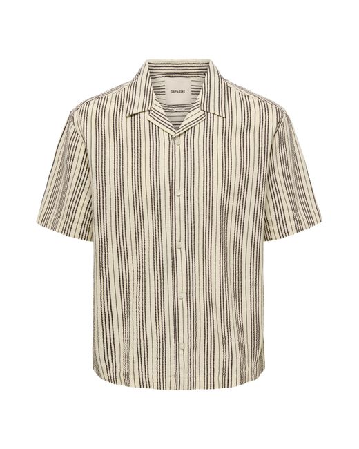 Only & Sons Shirt in het White voor heren