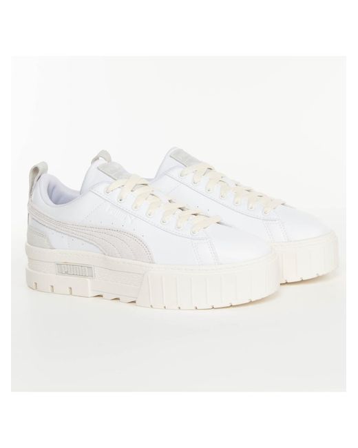 PUMA White Basket Femme Mayze Thrifted Wns
