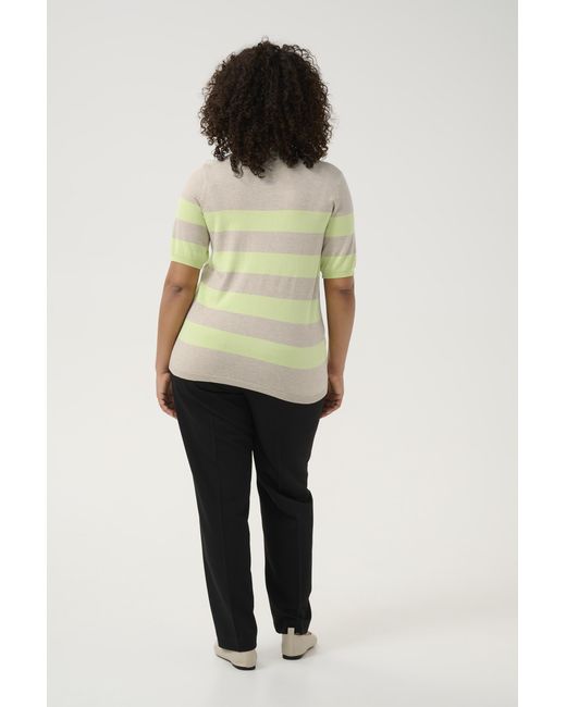 Kaffe Pullover Regular Fit Multicolour in het Natural