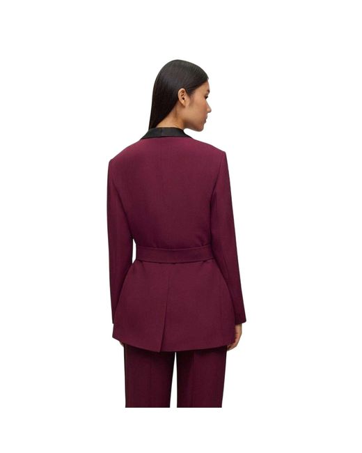 Boss Tilby Regular Smock Jacket in het Red