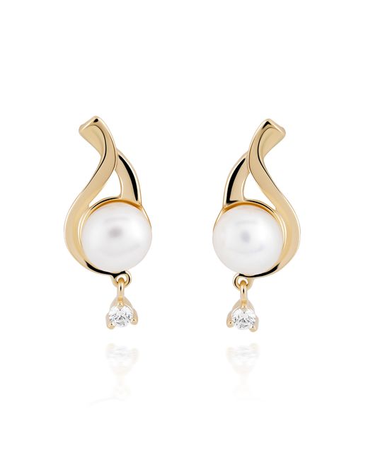 Orphelia Metallic 'Adia' 925 Sterling Drop Earrings