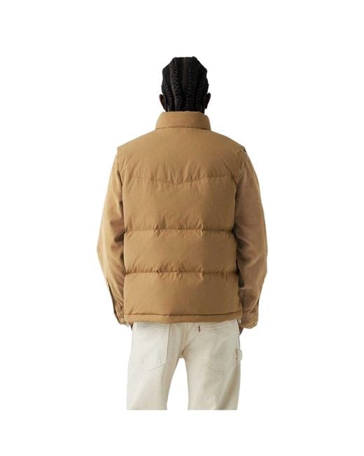 Levi's Levis Puffer Jas (Hermelijn) in het Natural voor heren