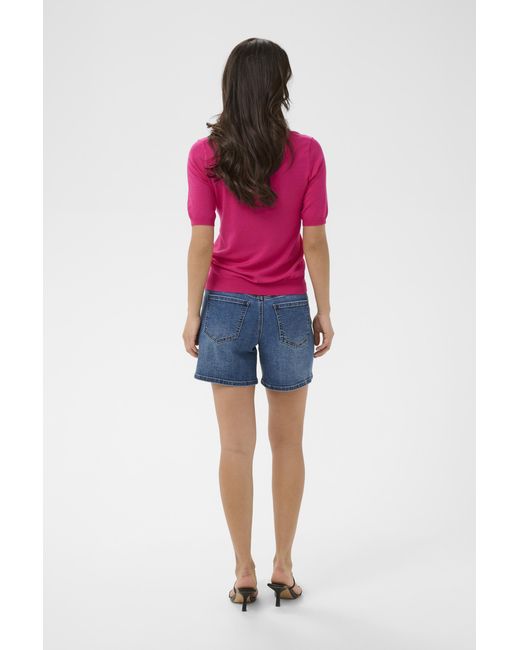 Kaffe Pullover Kalizza Pullover Regular Fit in het Red