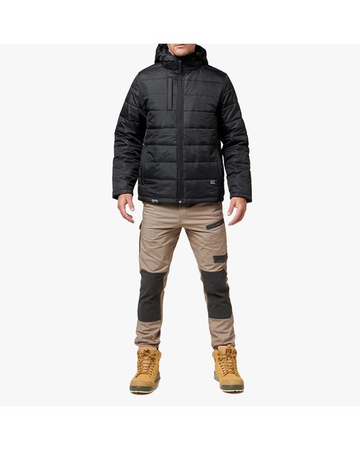 Hard Yakka Black Puffa 2.0 Jacket for men