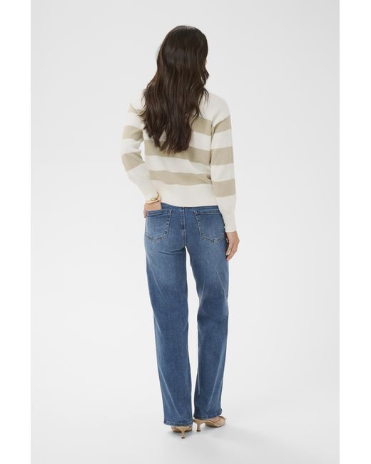 Kaffe Pullover Kaharriet Pullover Loose Fit in het Blue