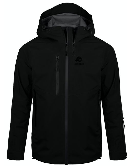 GUGGEN Mountain Herren Wanderjacke 3-Lagen Hardshell in Black für Herren