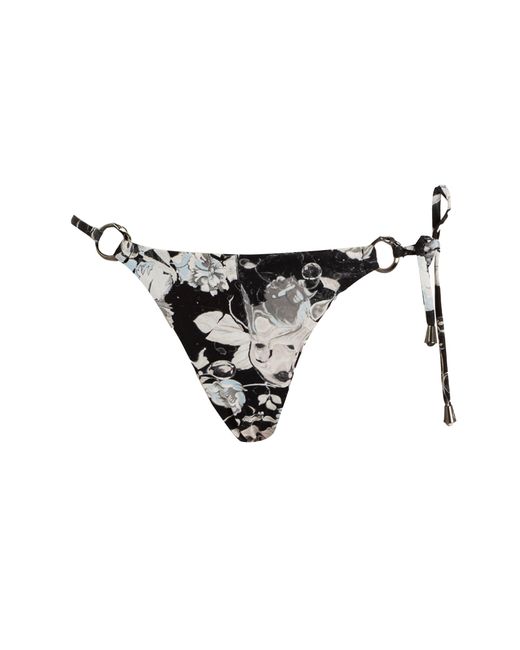 Trussardi Dameszwemslip Met Veters Zwart S in het Black