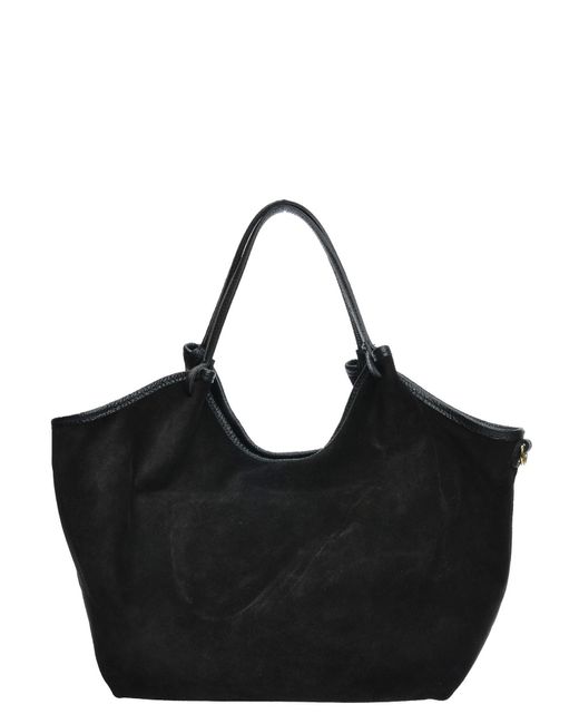 Anna Luchini Black Rindsledertasche