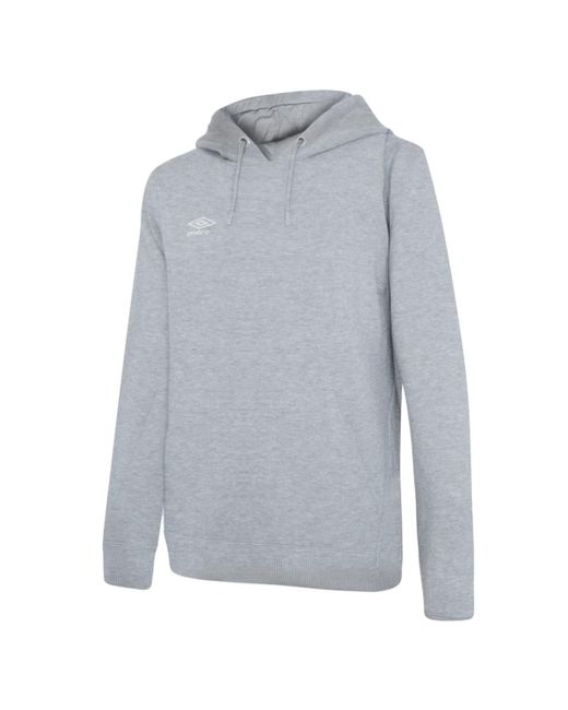 Umbro Gray Ladies Club Leisure Hoodie Marl/