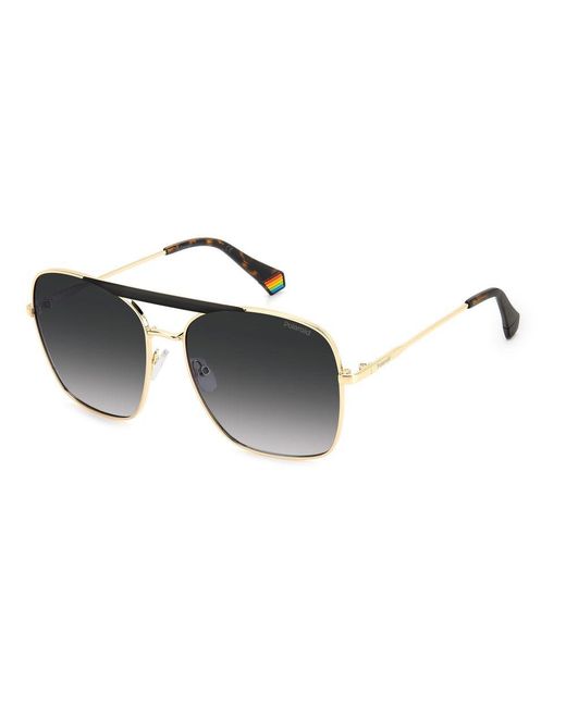 Polaroid Black Pld 6201S Square Sunglasses