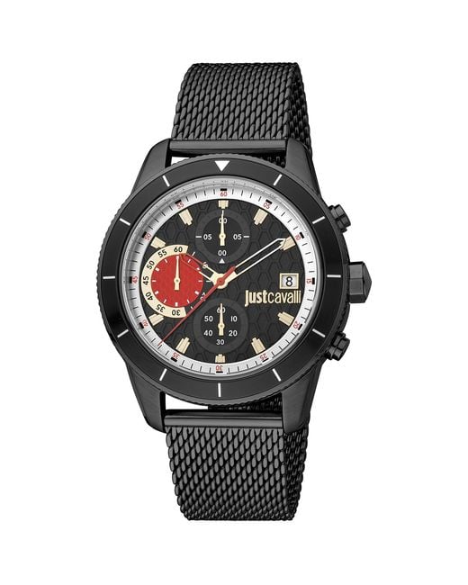 Just Cavalli Black Watch Jc1G215M0075 for men