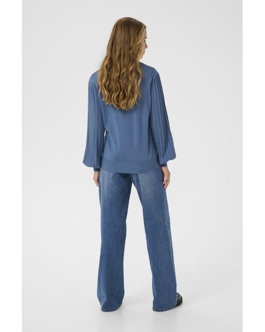 Kaffe Blue Strickpullover Kalone Regular Fit