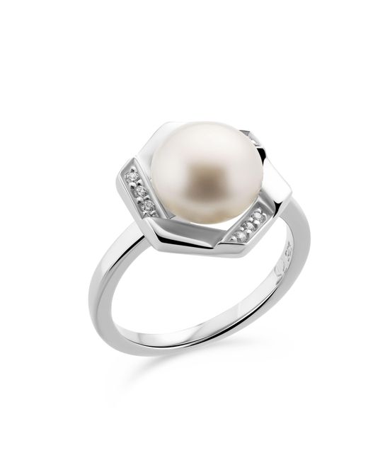 Orphelia White 925 Sterling Ring