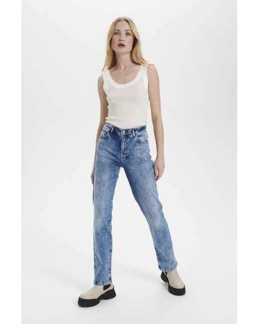 Saint Tropez Jeans Regular Fit Light Blue Denim