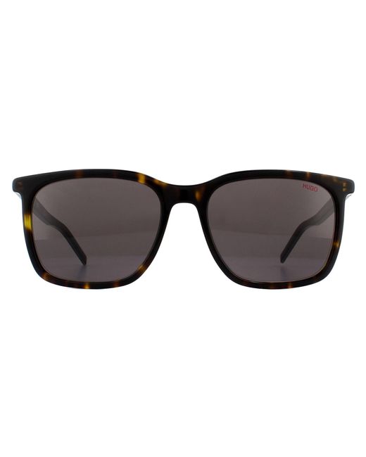 Boss Hugo By Hugo Boss Square Havanna Grau Grau Sonnenbrille in Black für Herren