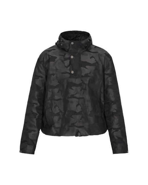 Mo Slip-on Jas Grijze Cauflage in het Black voor heren