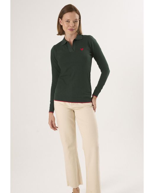 Felix Hardy Green Pullover Strickpullover Mit Rollkragen