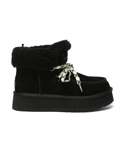 EverAu Australia Black Ever Au Lapwing Ankle Platform Boots