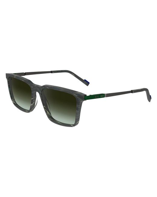 Zeiss Green Bicolor Acetate Sunglasses for men
