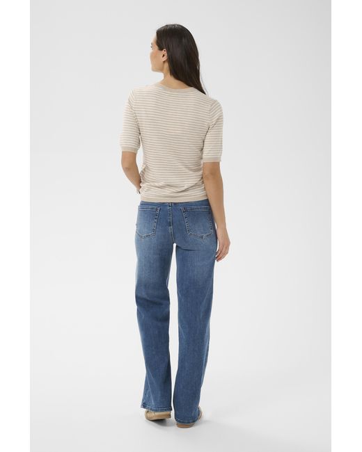 Kaffe Pullover Kalizza Pullover Regular Fit in het Blue