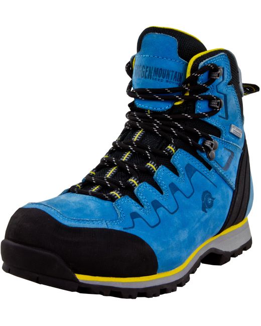 GUGGEN Mountain Dames Wandelschoenen Leer Blauw in het Blue