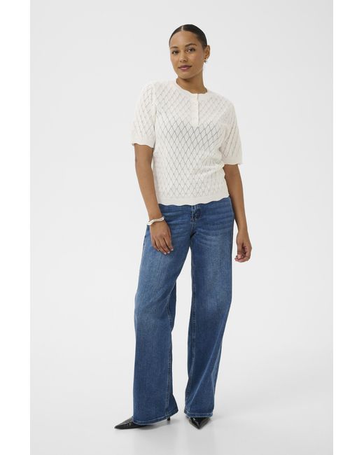 Kaffe Pullover Kabirta Pullover Regular Fit in het Blue