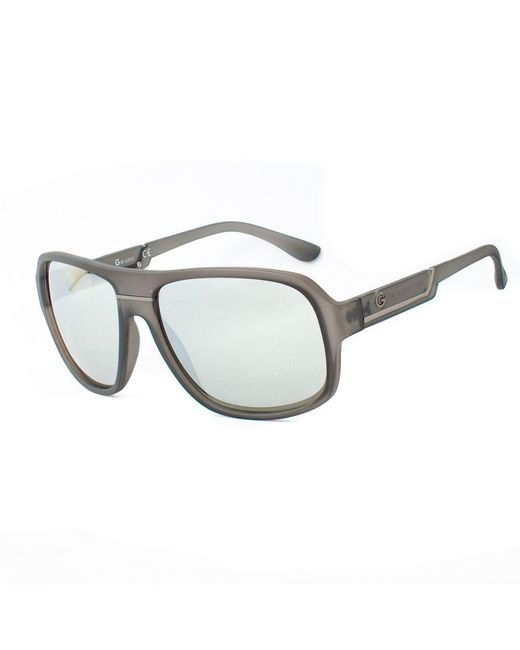 Guess Multicolor Gray Resin Sunglasses for men