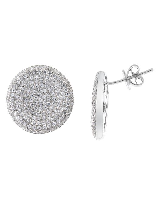 Orphelia Metallic 925 Sterling Stud Earrings