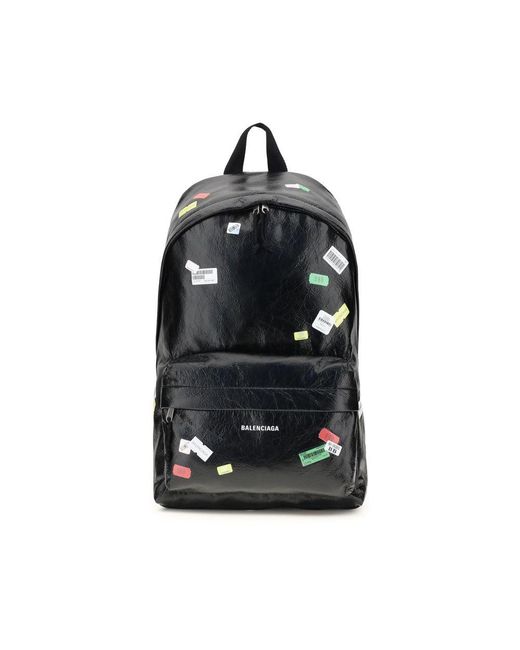Balenciaga Zwarte Lam Ovis Aries Aries Rugzak in het Black voor heren